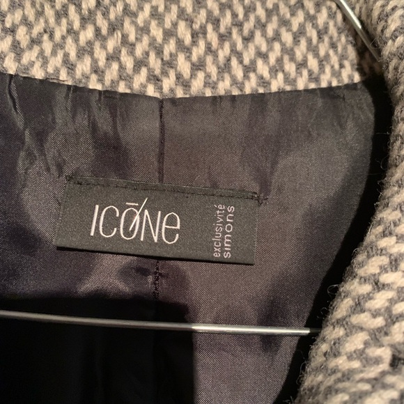 Icone Wool Blend Double Breasted PeaCoat - Picture 5 of 16